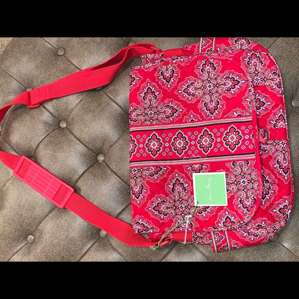 Vera Bradley Messenger “Frankly Scarlet”